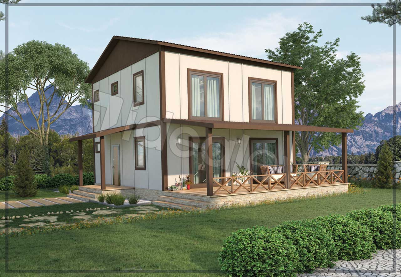150 m² Two Story Prefabricated House 3 150 m² Two Story Prefabricated House