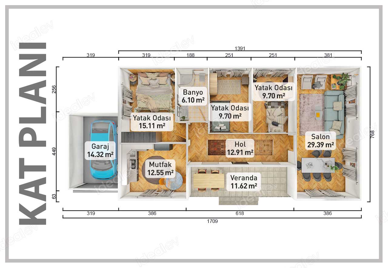 121 m² Prefabricated House 4 121 m² Prefabricated House - Image 2