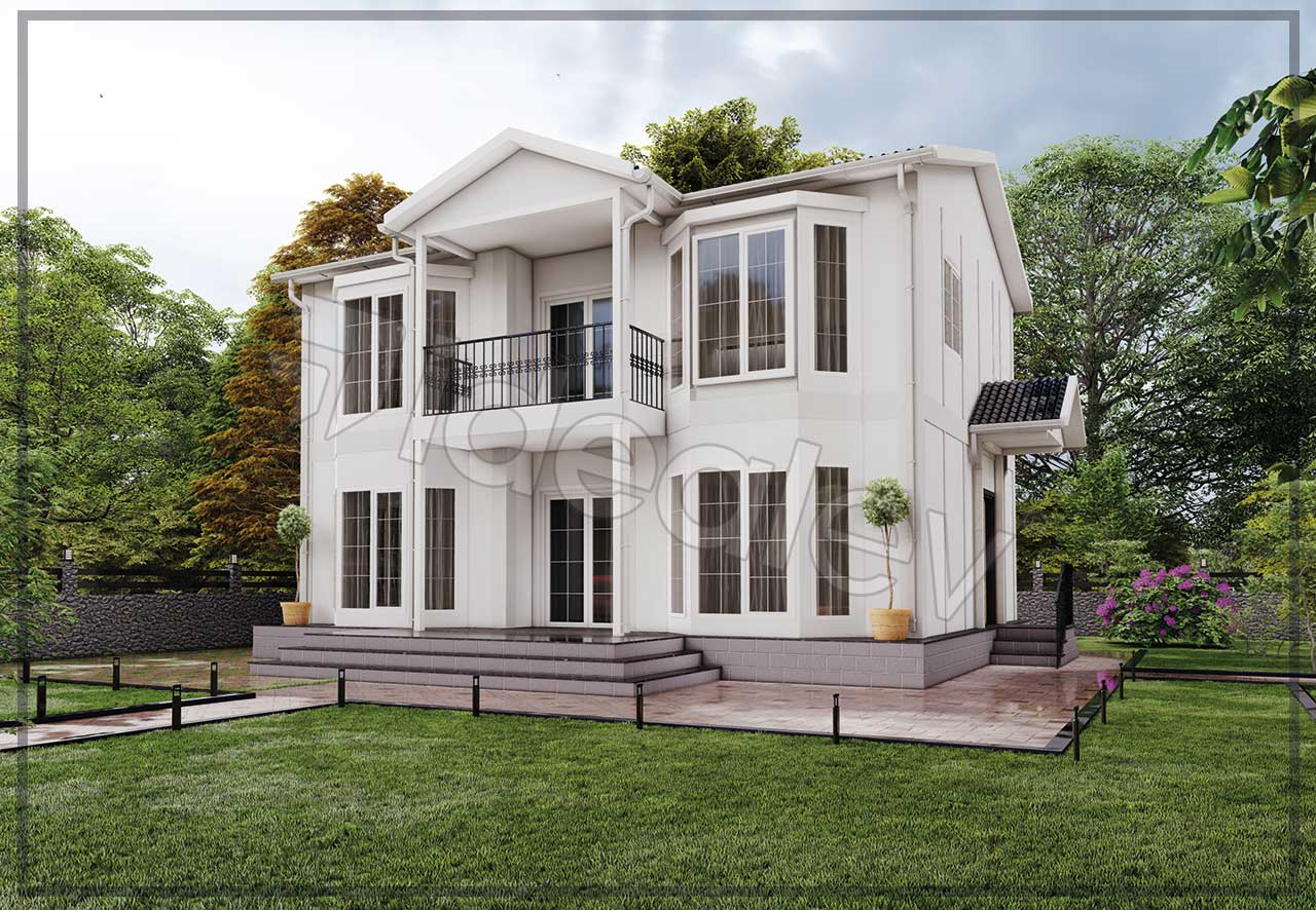 157 m² Two Story Prefabricated House 6 157 m² Two Story Prefabricated House - Image 4