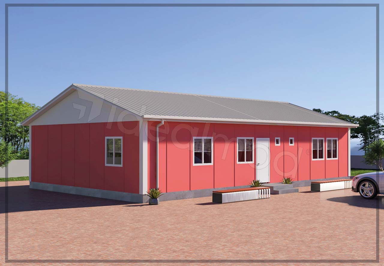 136 m² Prefabricated Office 3 136 m² Prefabricated Office