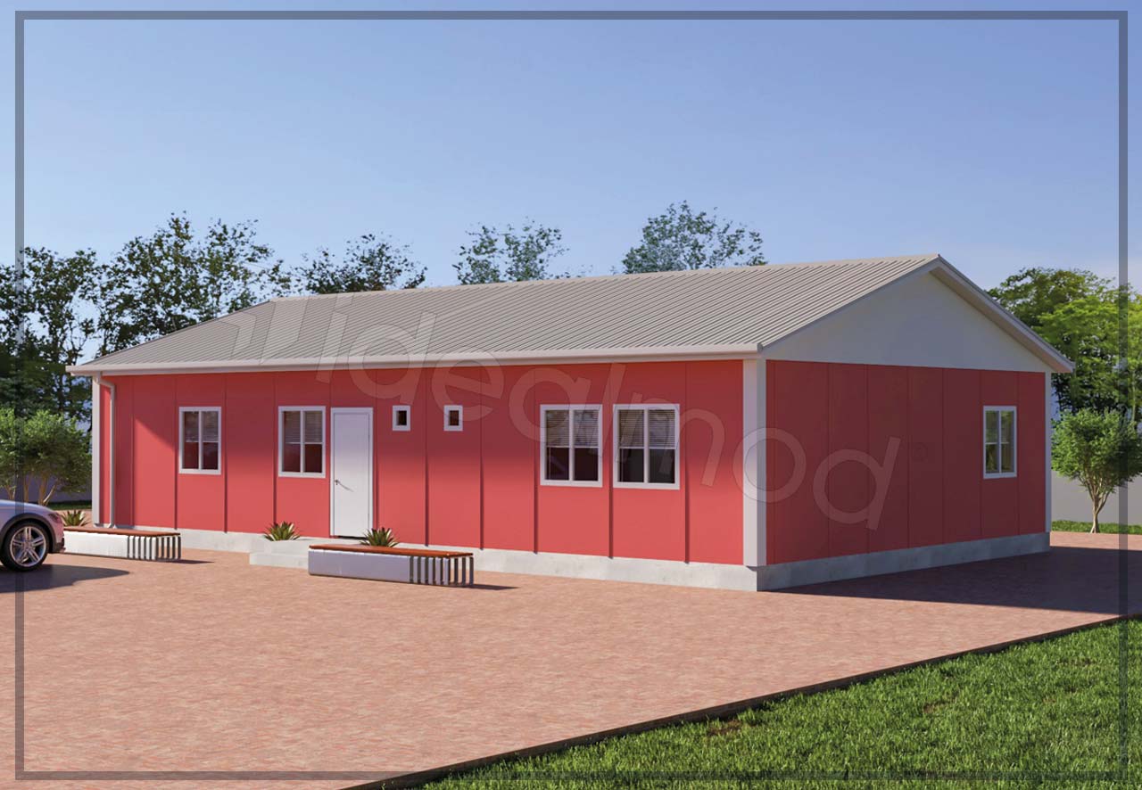 136 m² Prefabricated Office 5 136 m² Prefabricated Office - Image 3