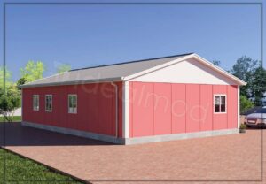 136 m² Prefabricated Office 9 136 m² Prefabricated Office - Image 4