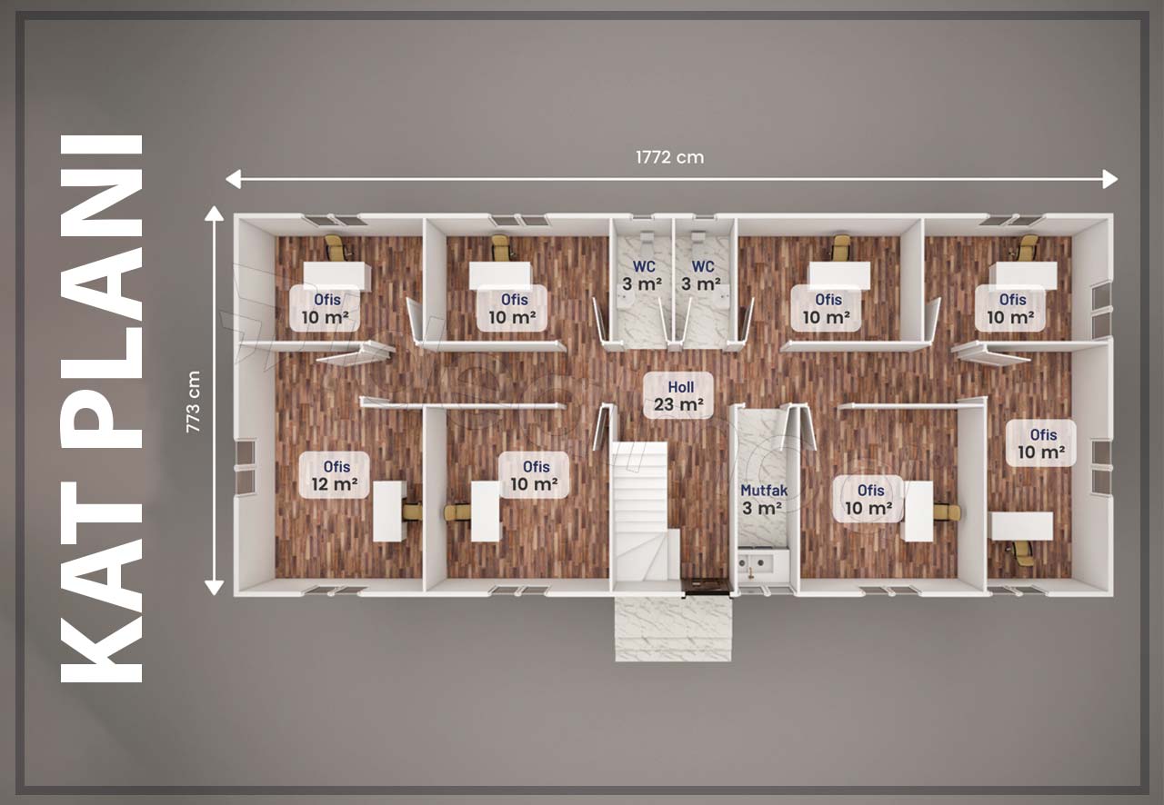 Prefabricated Office 318 m² 4 Prefabricated Office 318 m² - Image 2