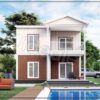Two Story Prefabricated House 110 m² 1 Two Story Prefabricated House 110 m² 1