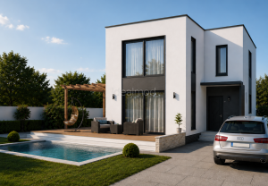 Two Story Steel Frame House 143 m²