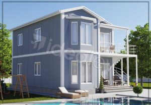 Two Story Prefabricated House 152 m² 12 Two Story Prefabricated House 152 m² - Image 5