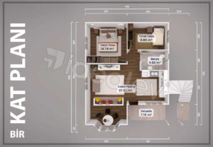 Two Story Prefabricated House 152 m² 9 Two Story Prefabricated House 152 m² - Image 2