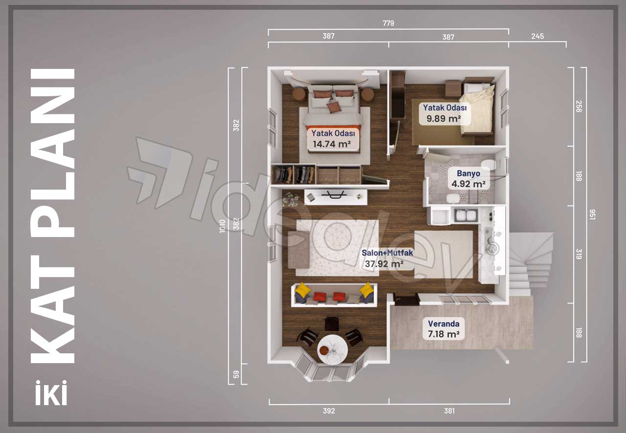 Two Story Prefabricated House 152 m² 5 Two Story Prefabricated House 152 m² - Image 3