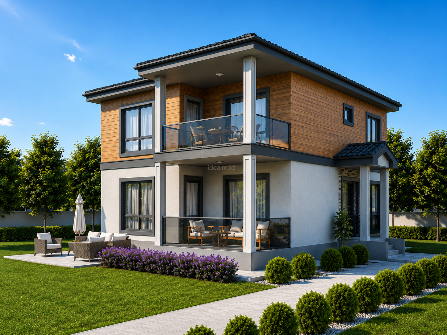 245 m² Two Story Steel Frame House 4 245 m² Two Story Steel Frame House - Image 2