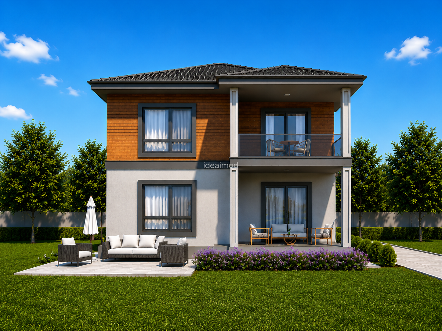 245 m² Two Story Steel Frame House 3 245 m² Two Story Steel Frame House