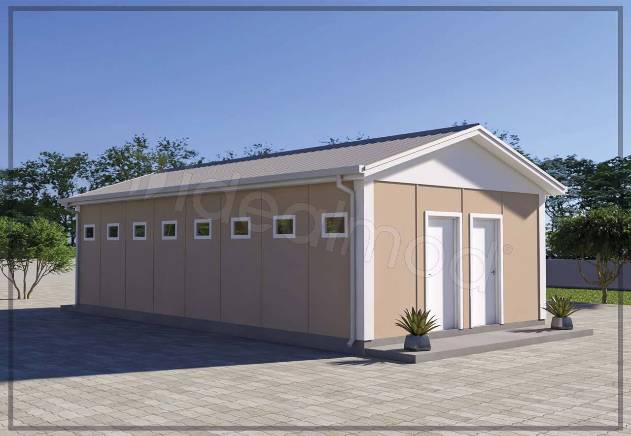 53 m² Prefabricated Toilet and Shower 3 53 m² Prefabricated Toilet and Shower