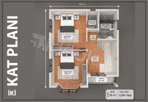 156 m² Two Story Steel Frame House 9 156 m² Two Story Steel Frame House - Image 4