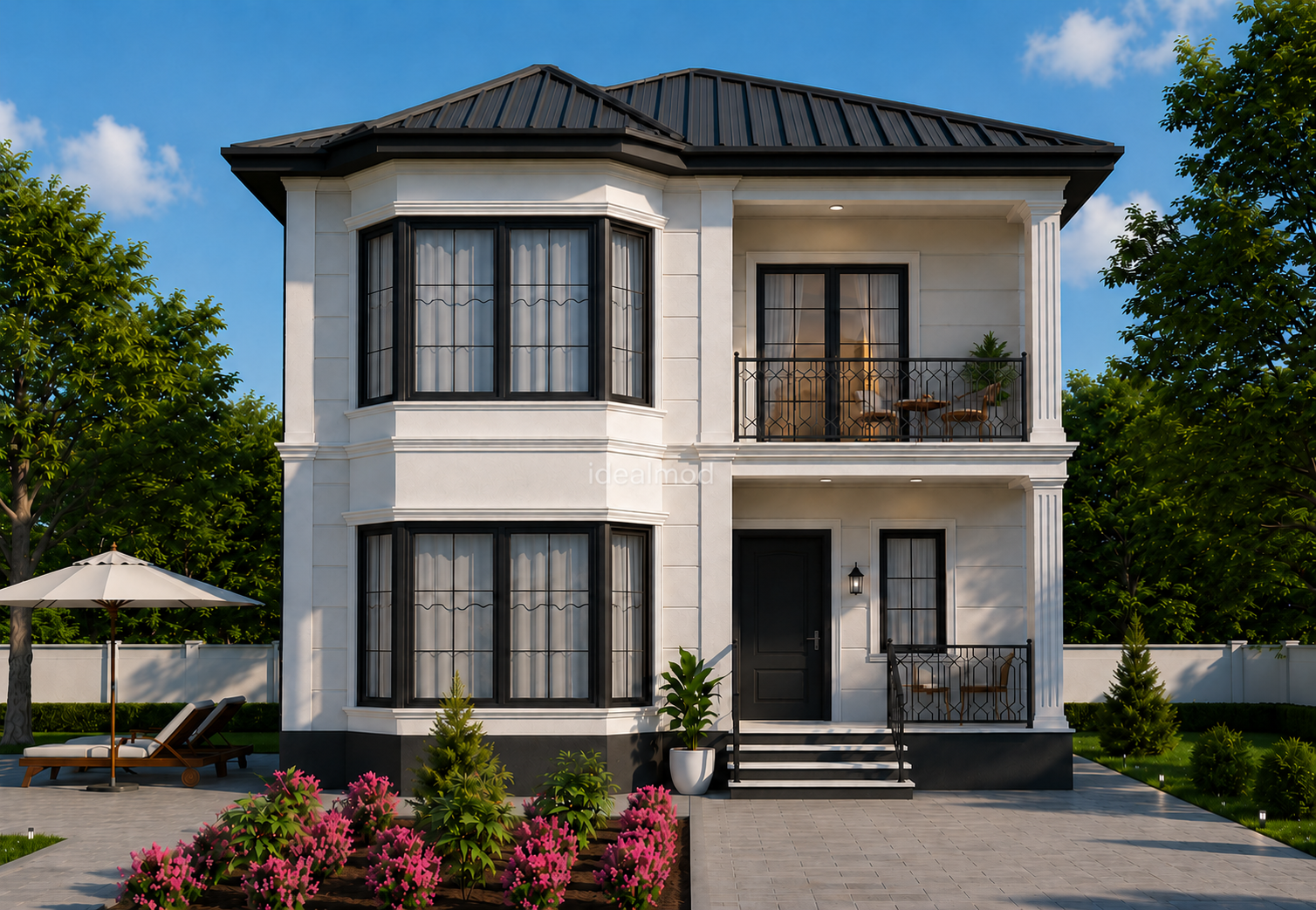 156 m² Two Story Steel Frame House 3 156 m² Two Story Steel Frame House