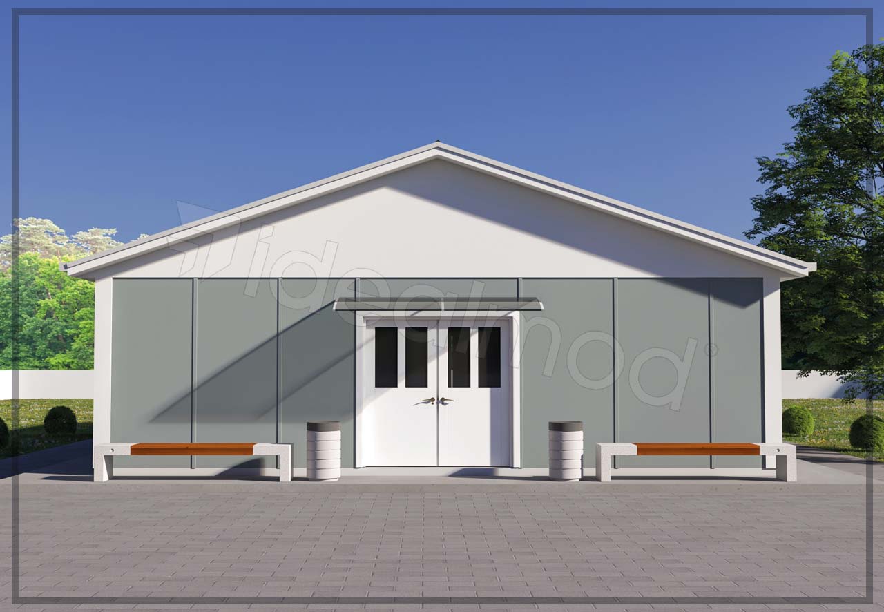 118 m² Prefabricated Dining Hall 5 118 m² Prefabricated Dining Hall - Image 3