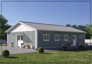 118 m² Prefabricated Dining Hall 9 118 m² Prefabricated Dining Hall - Image 4