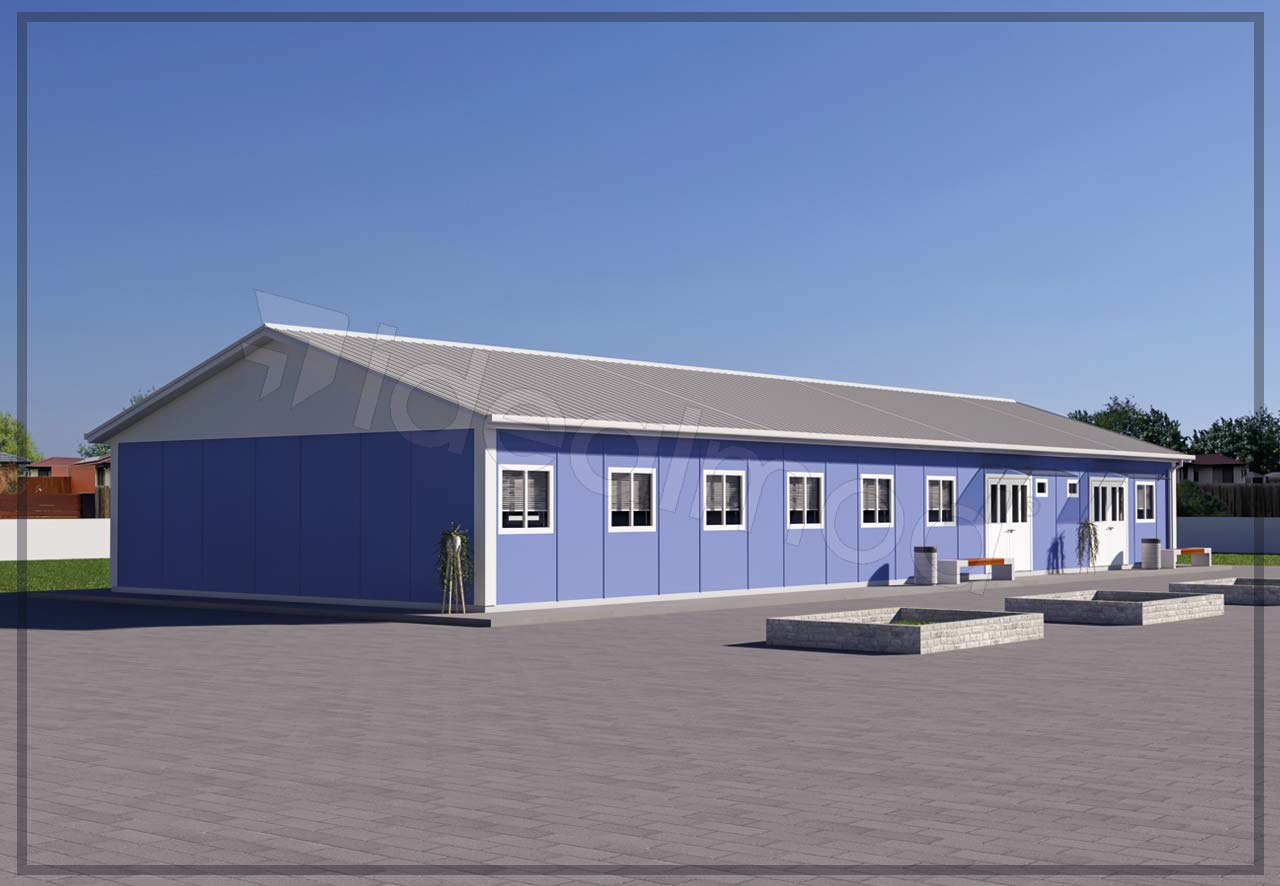 Prefabricated Dining Hall 226 m² 6 Prefabricated Dining Hall 226 m² - Image 4