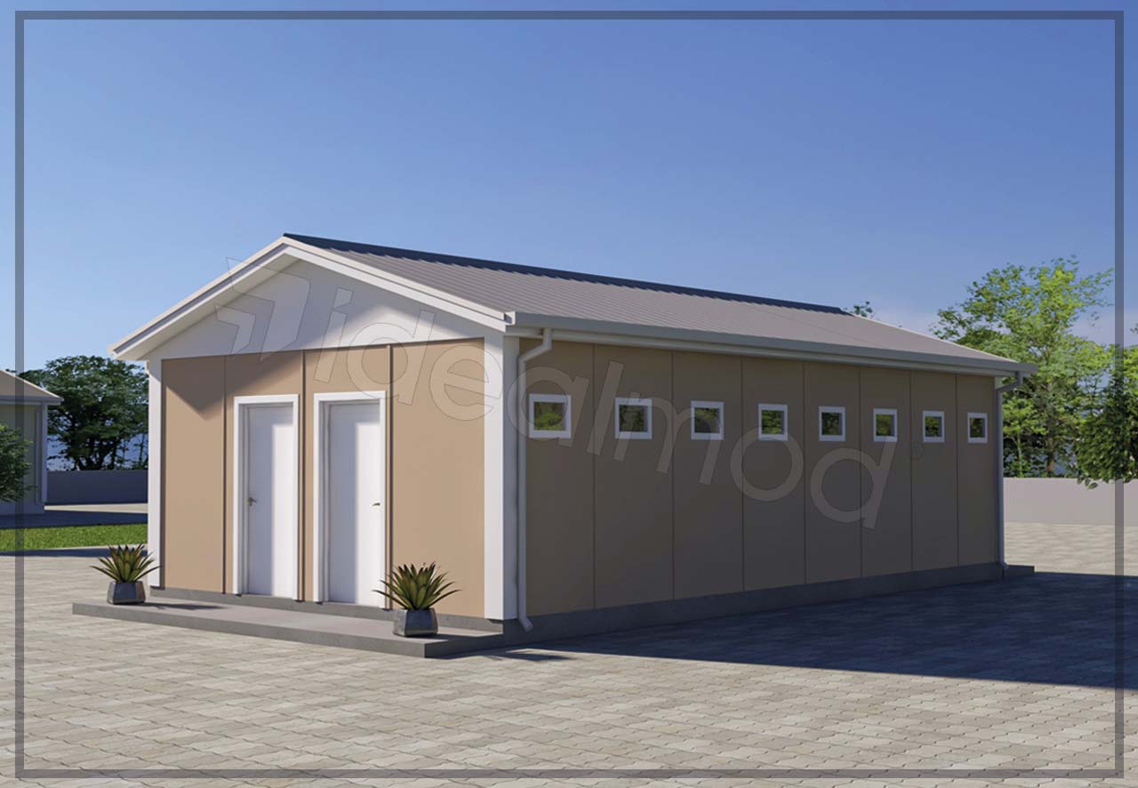 53 m² Prefabricated Toilet and Shower 6 53 m² Prefabricated Toilet and Shower - Image 4