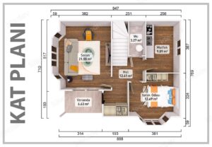 Two Story Prefabricated House 131 m² - Image 3