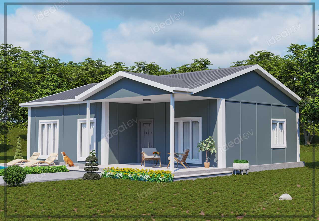 100 m² Prefabricated House 2 5 100 m² Prefabricated House 2 - Image 3