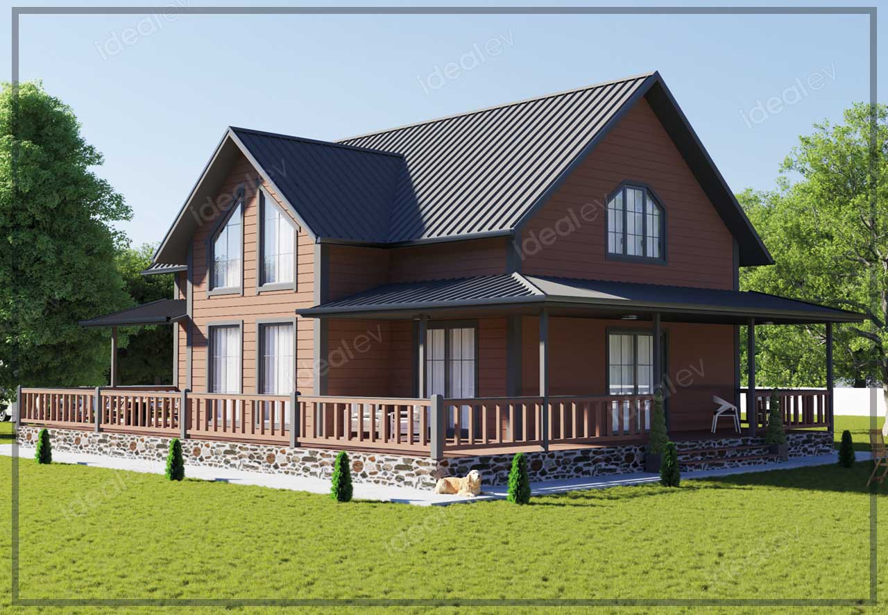 256 m² Two Story Steel Frame House 12 256 m² Two Story Steel Frame House - Image 10