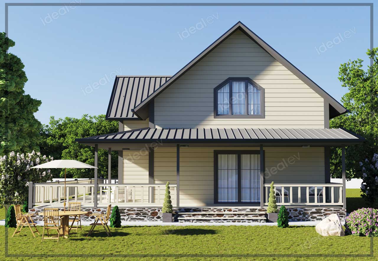 256 m² Two Story Steel Frame House 10 256 m² Two Story Steel Frame House - Image 8