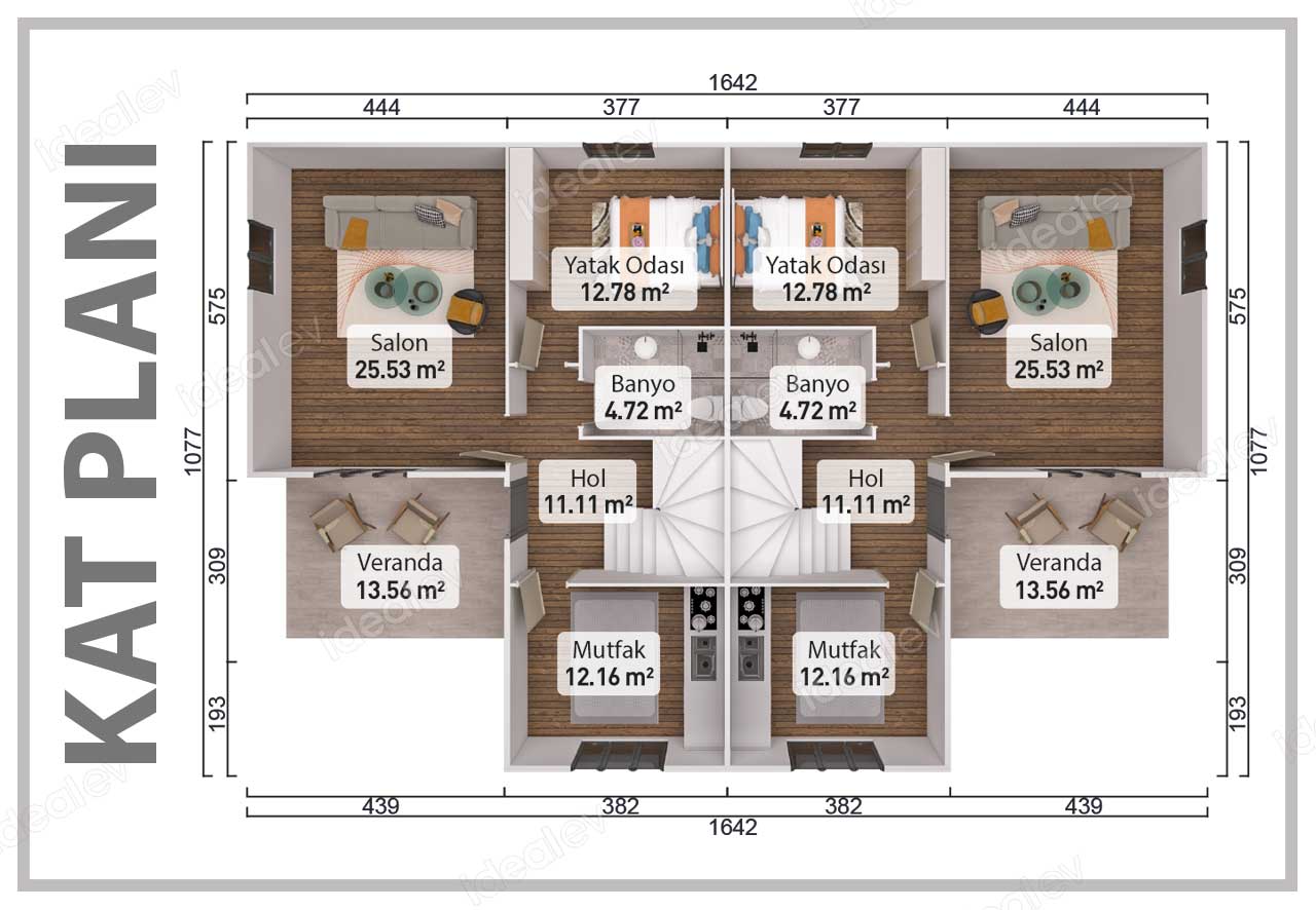 320 m² Two Story Prefabricated House 4 320 m² Two Story Prefabricated House - Image 2