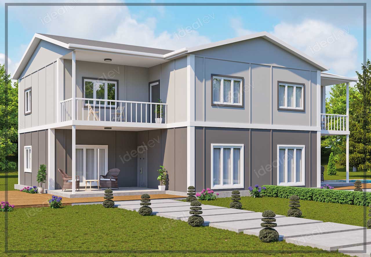 320 m² Two Story Prefabricated House 6 320 m² Two Story Prefabricated House - Image 4