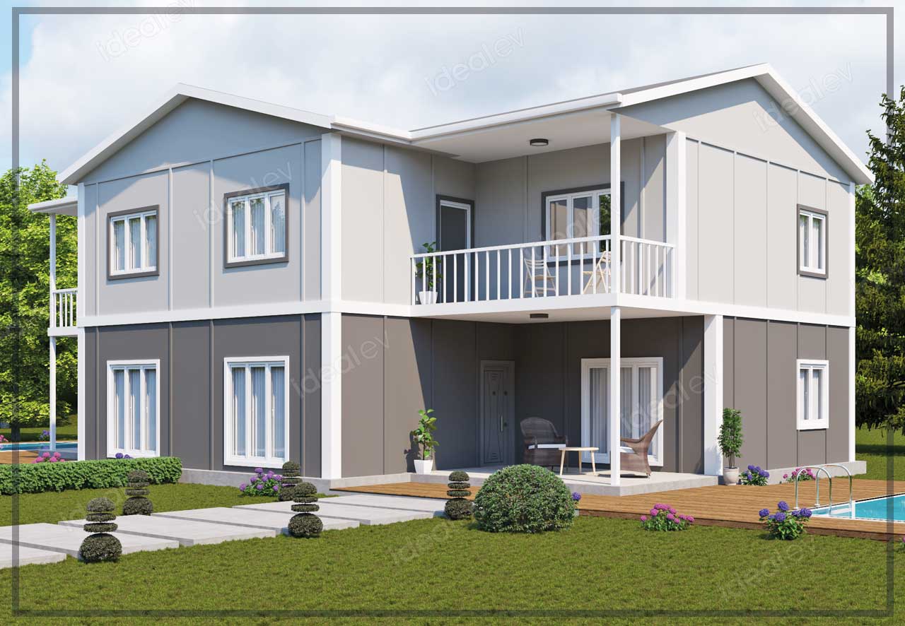 320 m² Two Story Prefabricated House 7 320 m² Two Story Prefabricated House - Image 5