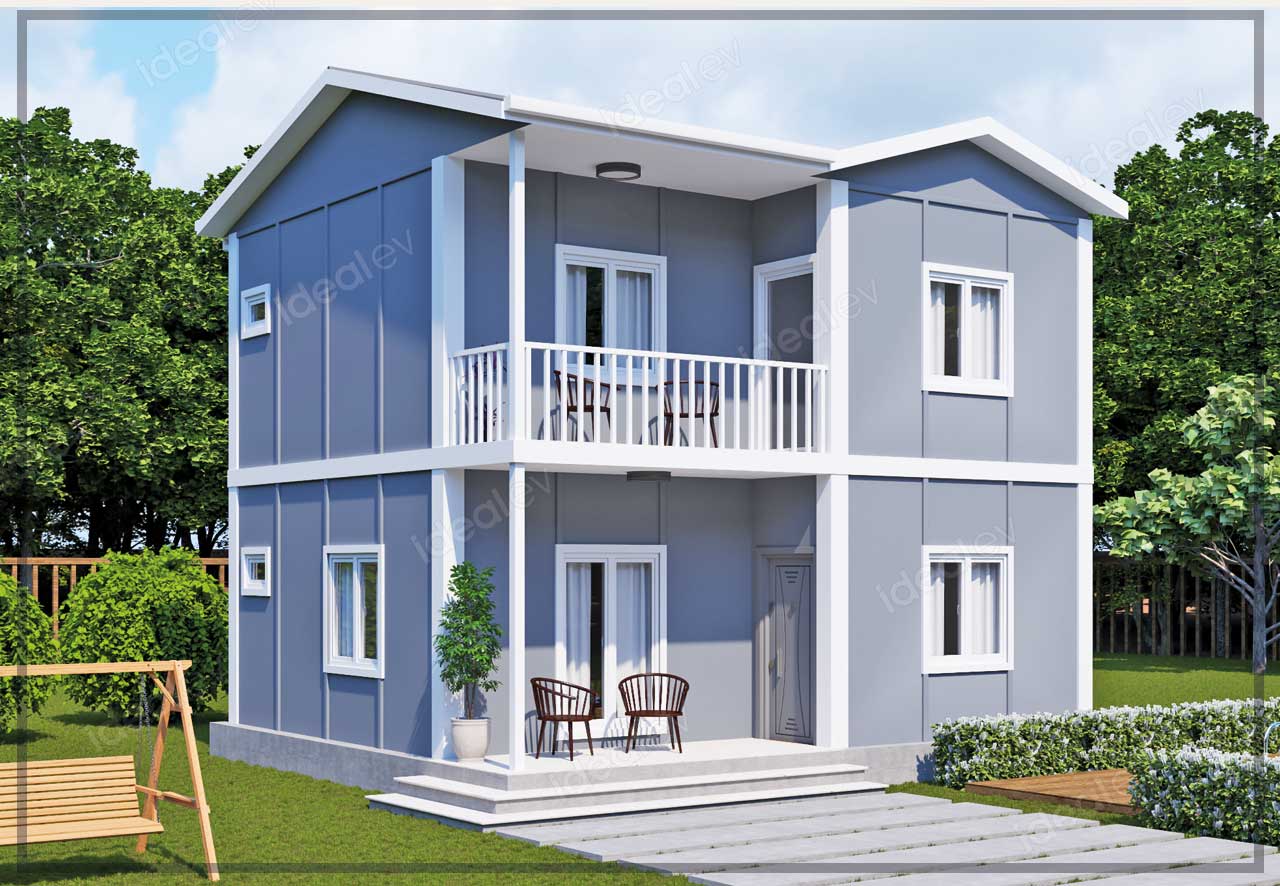 Two Story Prefabricated House 99 m² 6 Two Story Prefabricated House 99 m² - Image 4