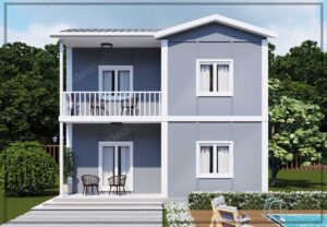 Two Story Prefabricated House 99 m²