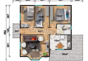 95 m² Prefabricated House 9 95 m² Prefabricated House - Image 4