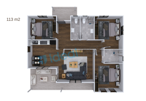 113 m² Prefabricated House 3 11 113 m² Prefabricated House 3 - Image 5