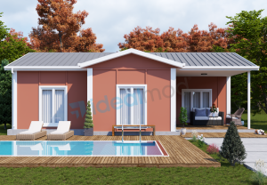Alternative view of Prefabricated House 92 m²