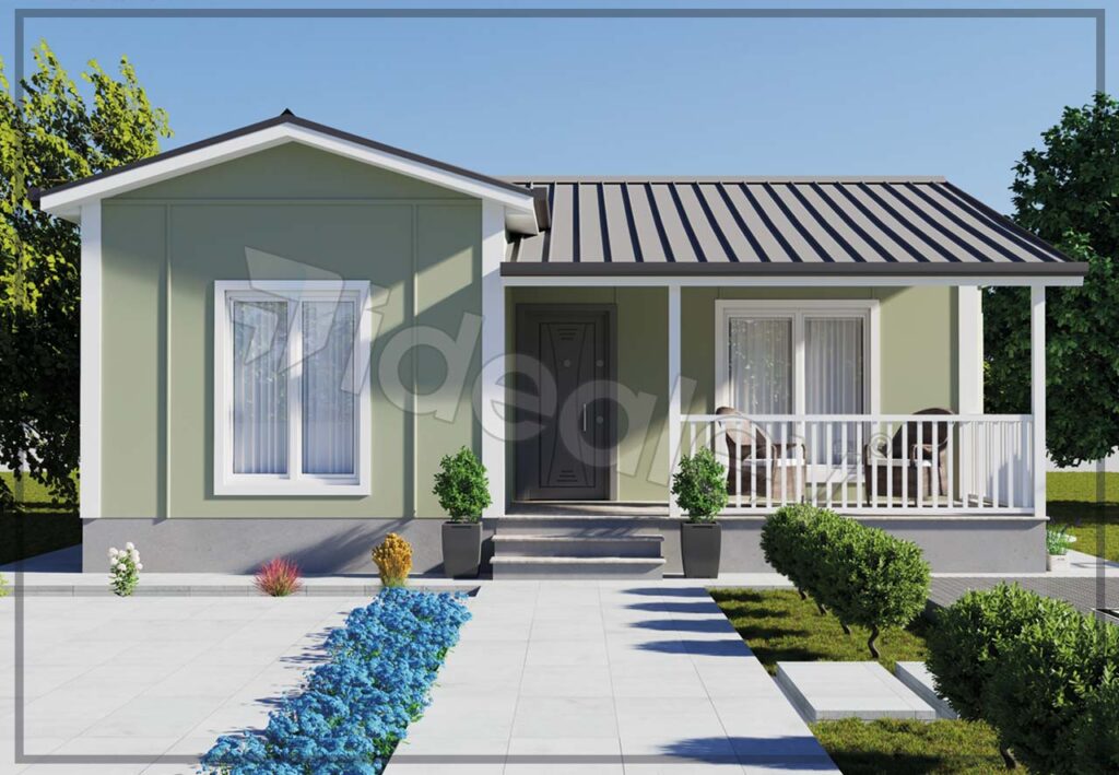 69 M2 casa pré-fabricada