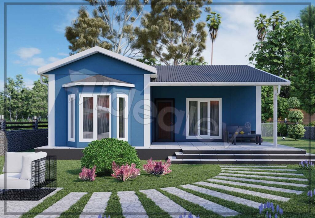 81 m2 casa pré-fabricada
