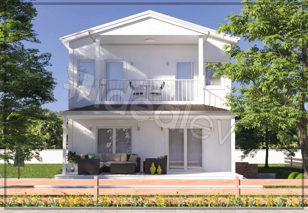 136 M2, Duplex, casa prefabricate