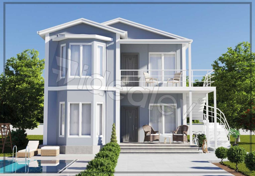Twin Duplex 149 m2 casa pré-fabricada