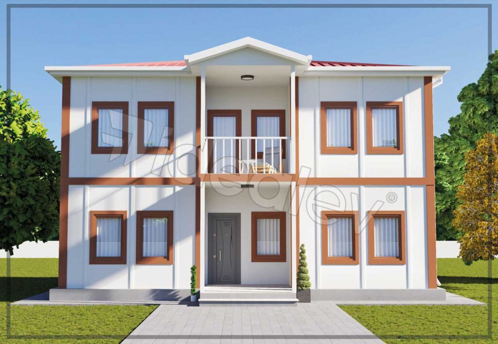 141 m2 Yeni Dubleks Prefabrik Ev