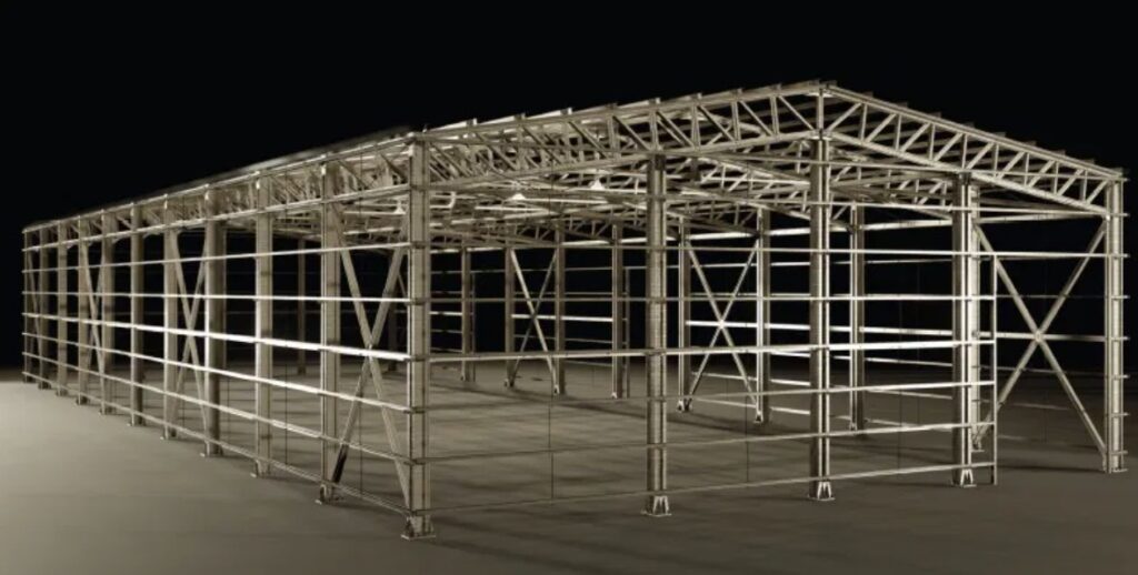 1000 m2 Endüstriyel Çelik Fabrika Çelik Depo