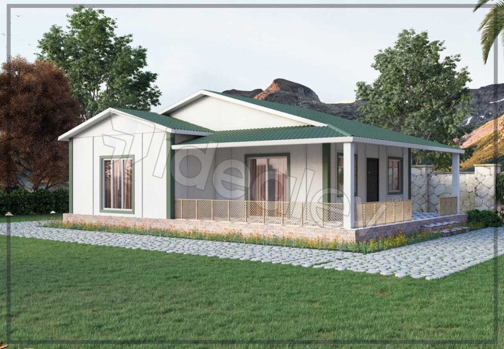 108 m2 Prefabrik Ev