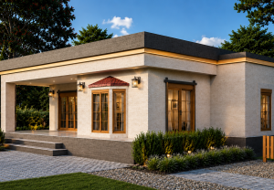 Alternative view of Steel Frame House 119 m²