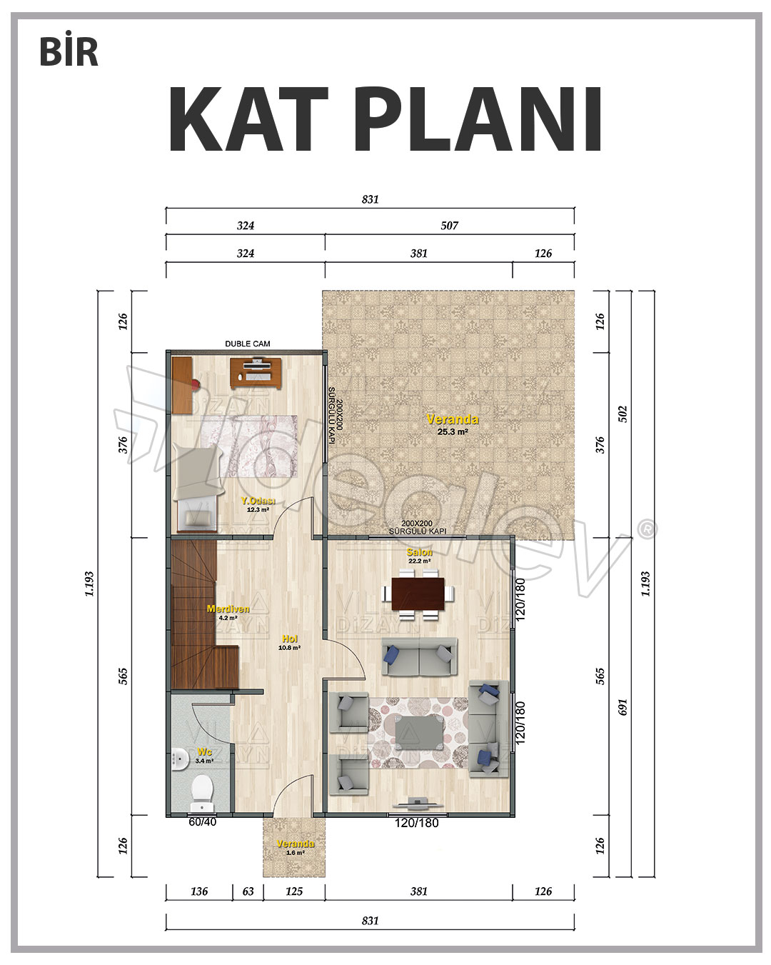 160 m² Two Story Steel Frame House 4 160 m² Two Story Steel Frame House - Image 3
