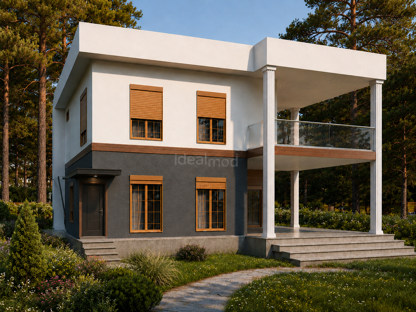 160 m² Two Story Steel Frame House 2 160 m² Two Story Steel Frame House