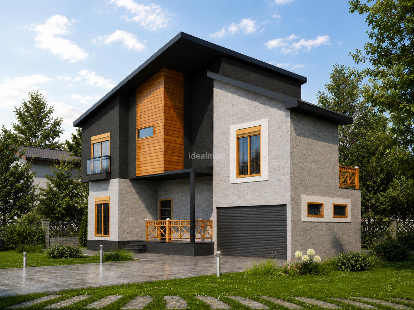 165 m² Two Story Steel Frame House 3 165 m² Two Story Steel Frame House