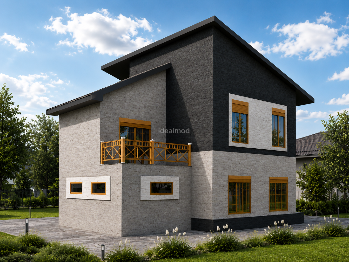 165 m² Two Story Steel Frame House 4 165 m² Two Story Steel Frame House - Image 2