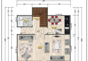 167 m² Two Story Steel Frame House 8 167 m² Two Story Steel Frame House - Image 3