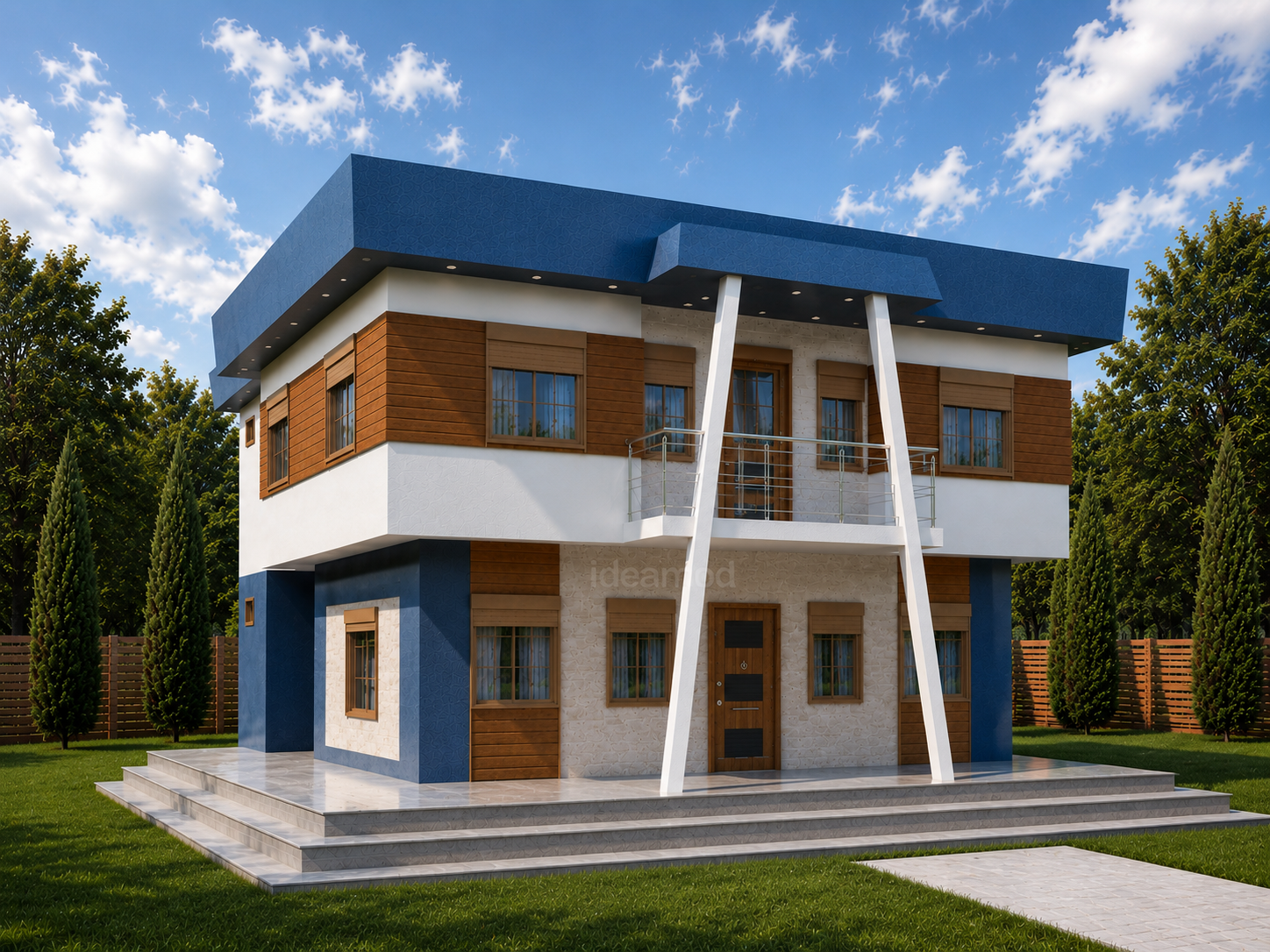 167 m² Two Story Steel Frame House 4 167 m² Two Story Steel Frame House - Image 2