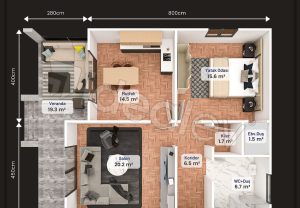 92 m² Steel Frame House - Image 3
