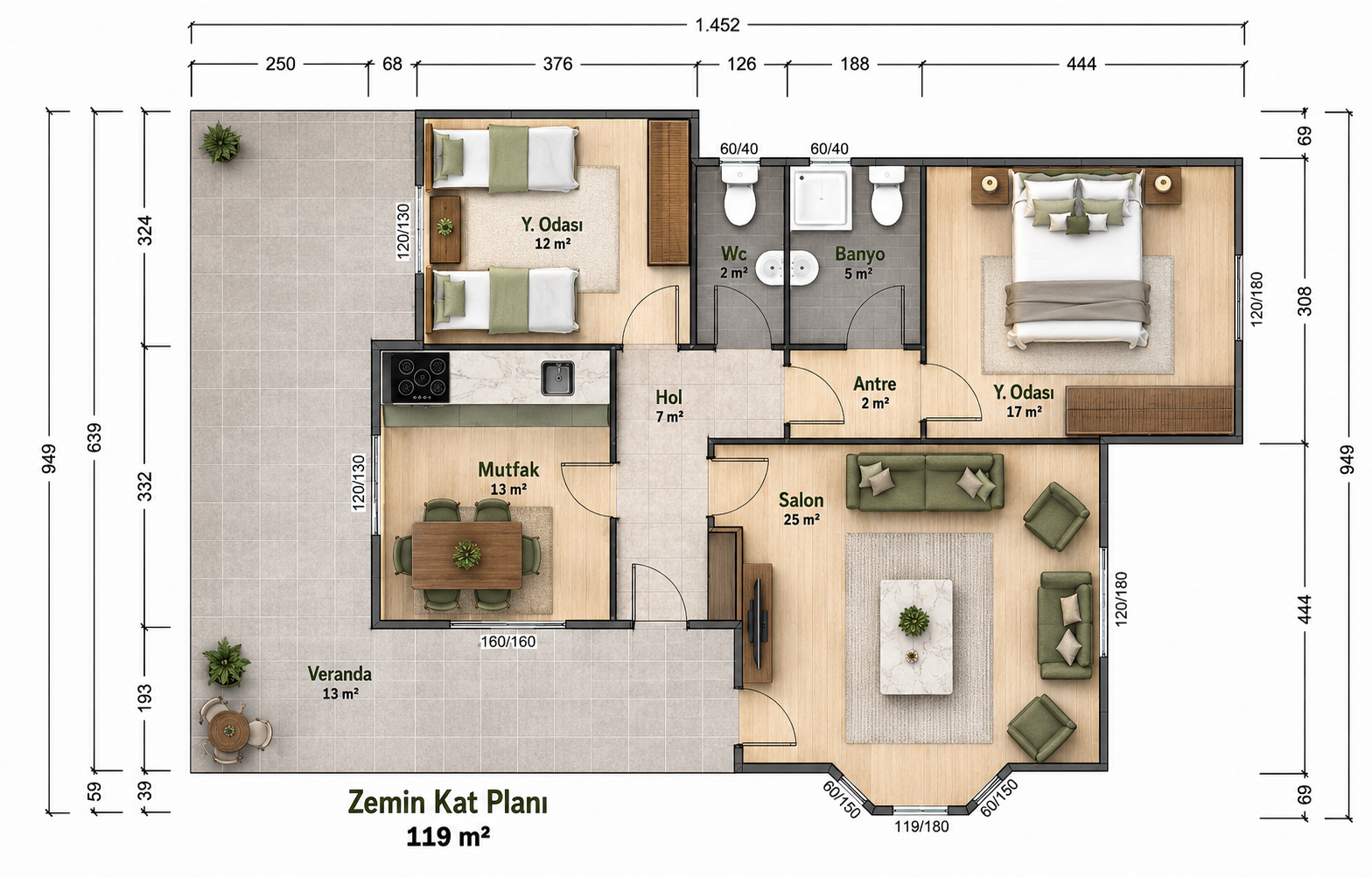 119 m² Steel Frame House 5 119 m² Steel Frame House - Image 3