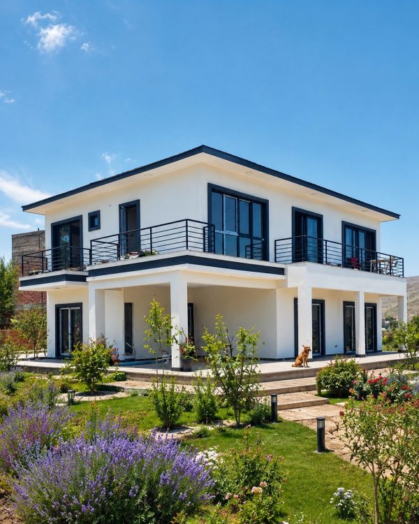 Two Story Steel Frame House 143 m² 11 Two Story Steel Frame House 143 m² 4